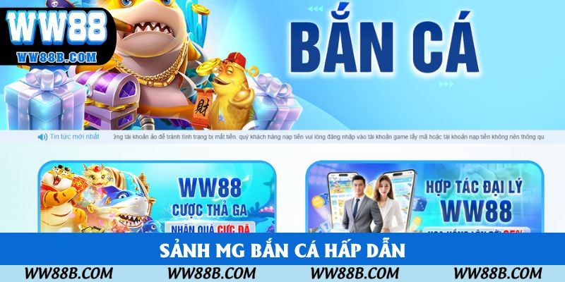 Sảnh MG bắn cá thu hút thành viên mỗi ngày